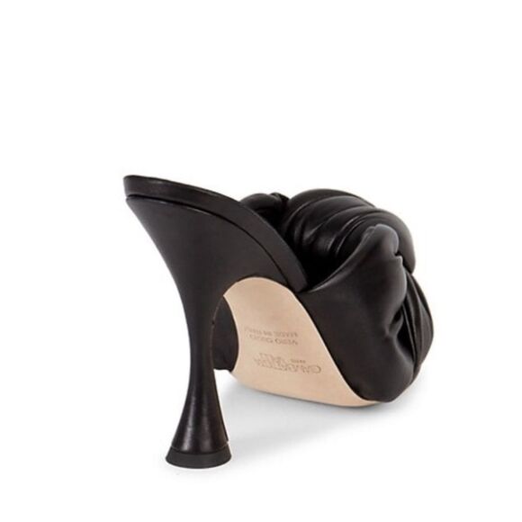 NEW Giambattista Valli Max Bow Padded Mules, Black, New, Size 8 - Picture 5 of 11